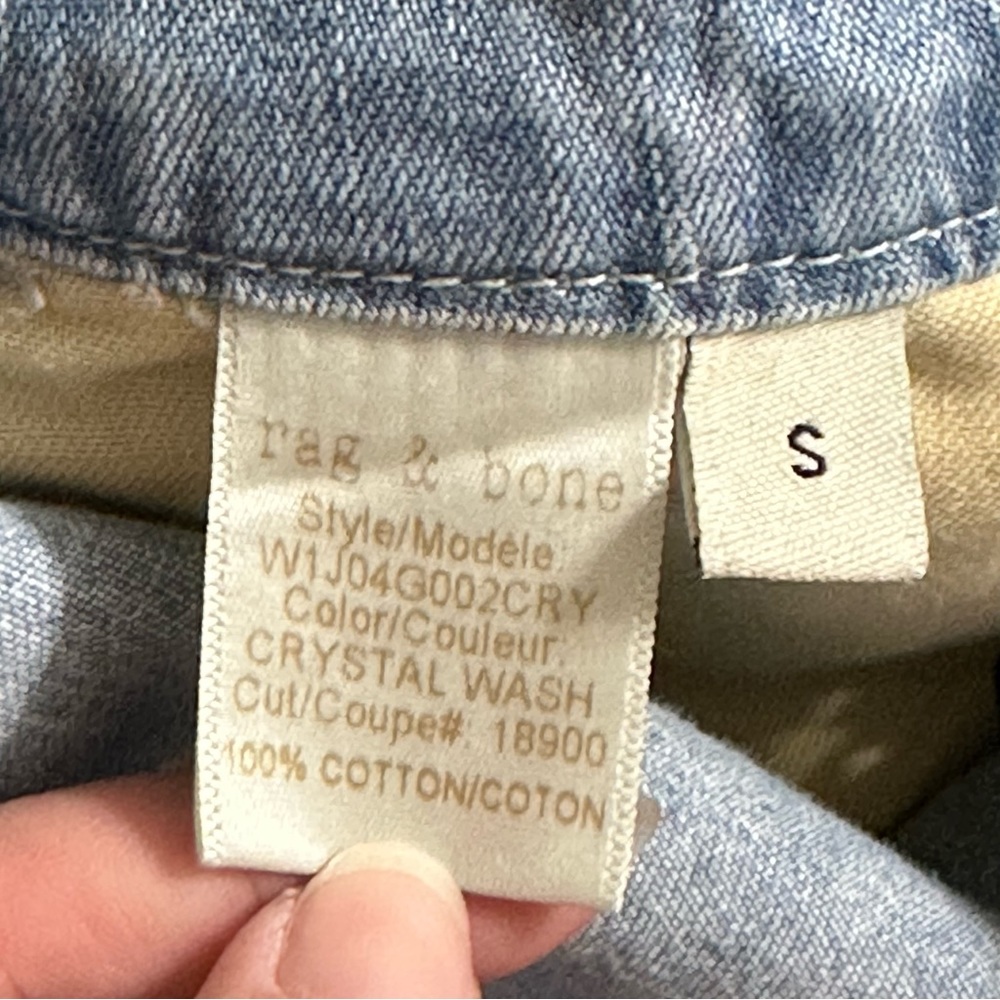 Revolve Rag & Bone Patched Short Dungaree Soft De… - image 8